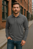 Men's Long Sleeve Polo