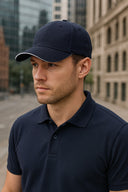 Twill Cap with a Reflective Peak