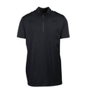 Men’s Short-Sleeve Quarter-Zip Polo Shirt