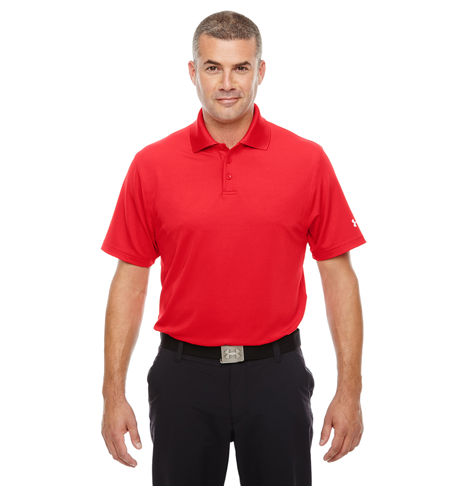 polo performance under armour 1261172 rouge