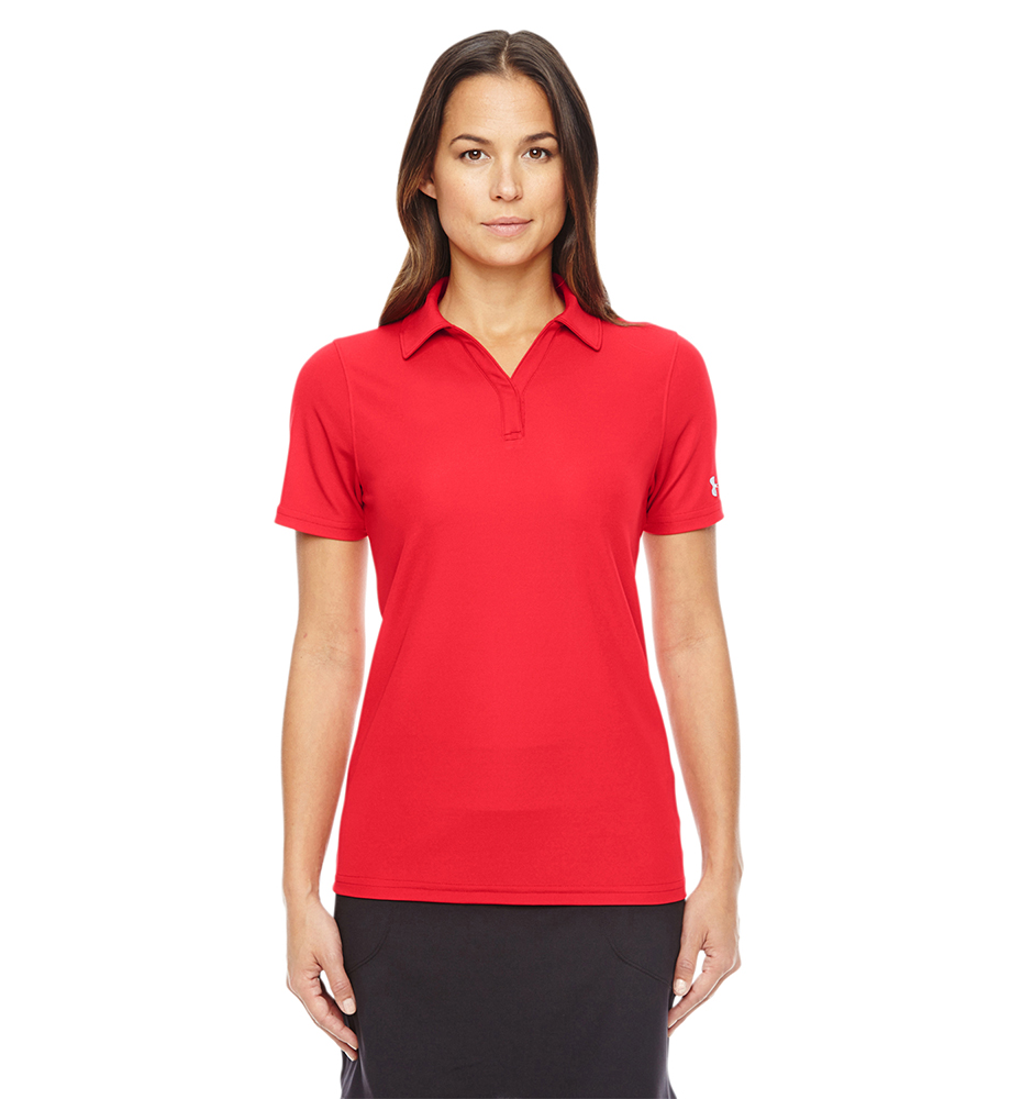 polo performance under armour 1261606 rouge