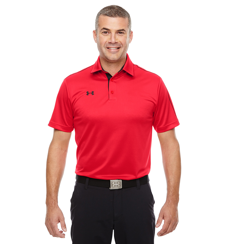 polo tech under armour 1283703 rouge