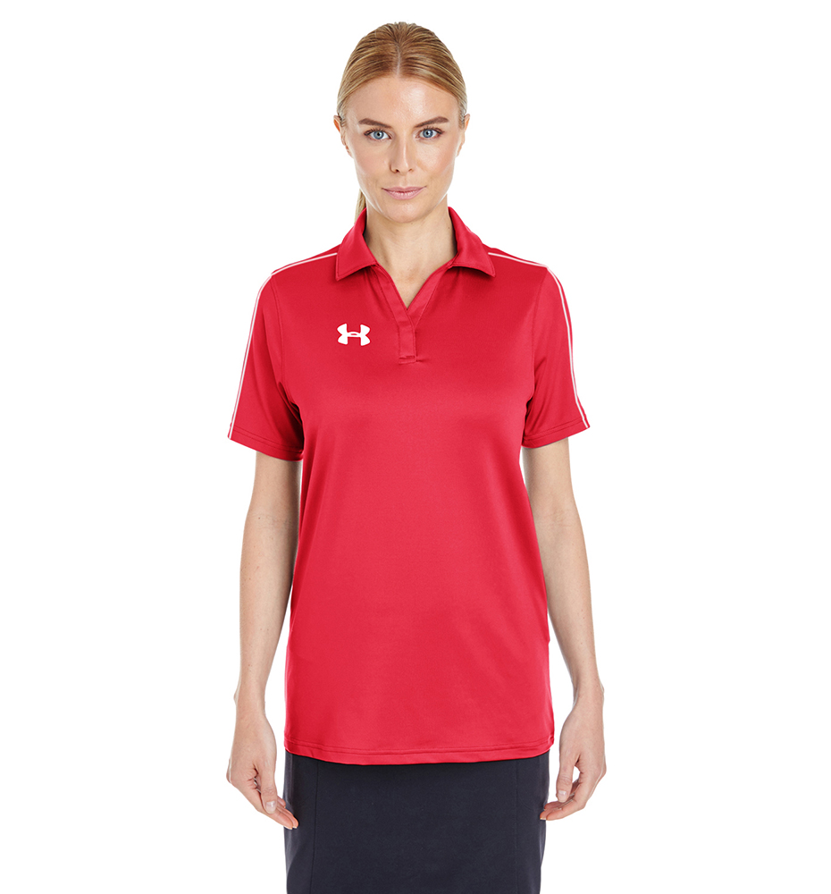 polo tech under armour 1309537 rouge